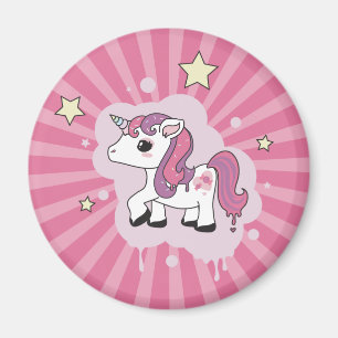 Aimant Candicorn, la licorne de sucrerie