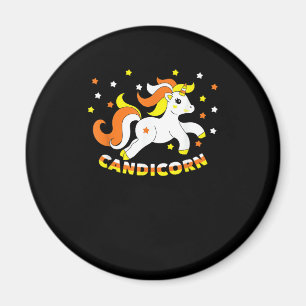 Aimant Candicorn Mignon Licorne Halloween Bonbon de Maïs