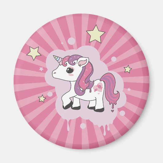 Aimant Candicorne, Candy Unicorn (Devant)