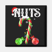 Aimant Candy Cane Chest Nuts Couples Funny Chestnuts Xmas (Devant)