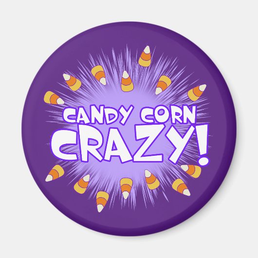 Aimant Candy Corn CRAZY ! (Devant)