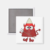Aimant Candy Corn Devil Halloween (Recto/Verso)