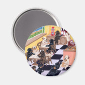 Aimant Candy Shop Labradors (Recto/Verso)