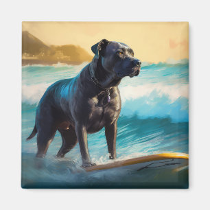 Aimant Cane Corso Beach Surf Peinture