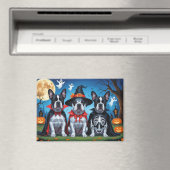 Aimant Cane Corso Chiens Citrouille Halloween Funny (In Situ (Lave-vaisselle))