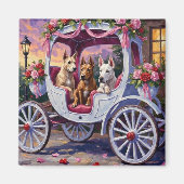 Aimant cane corso Dog Valentine's Day (Devant)