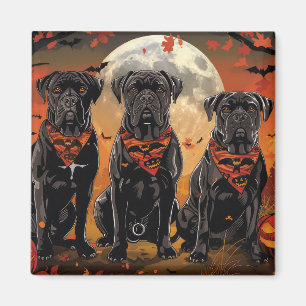 Aimant Cane Corso Halloween Épouvantable