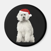 Aimant Caniche de Noël Arbre de Noël Chien Chien Chien Pu (Devant)