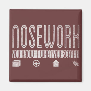 Aimant Canine Nosework : Vous le savez quand vous le sent