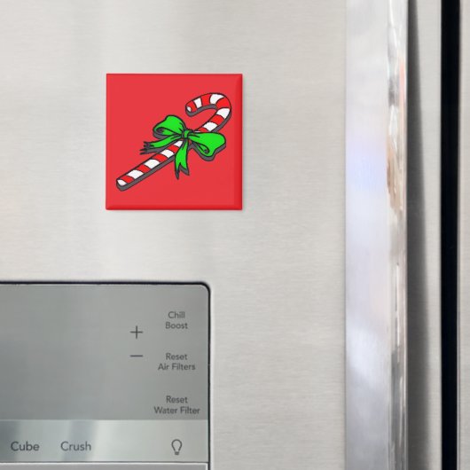 Aimant Canne de bonbons (In situ (réfrigérateur))