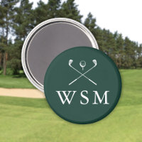 Canne de golf personnalisée vert émeraude
