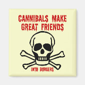 Aimant Cannibales amusants (Devant)
