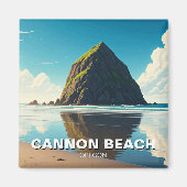 Aimant Cannon Beach Oregon (Devant)
