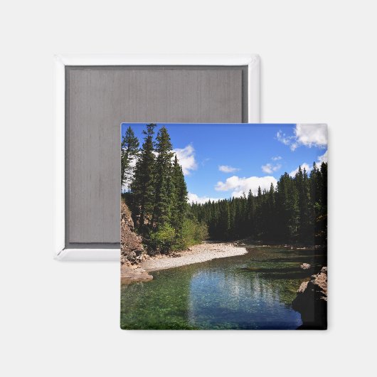 Aimant Canoe Meadows Kananaskis (Recto/Verso)