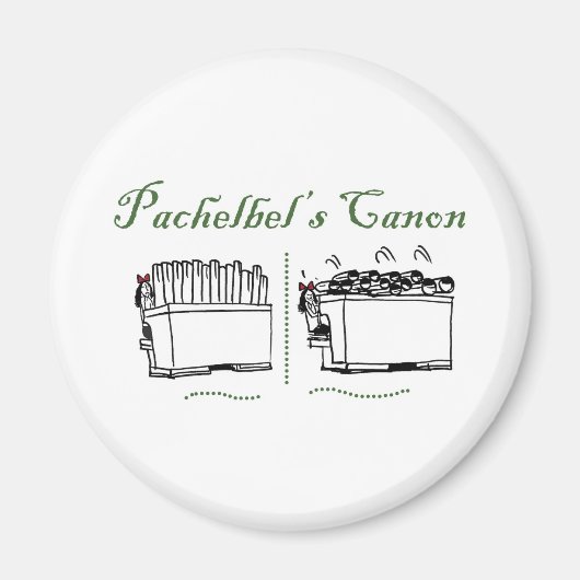 Aimant Canon de Pachelbel (Devant)