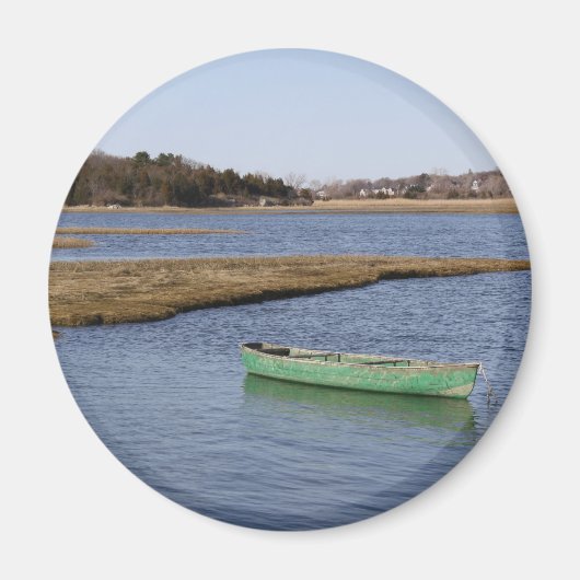 Aimant Canot vert (Devant)