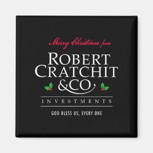 Aimant Cantique de Noël Robert Bob Cratchit Ebenezer Scro