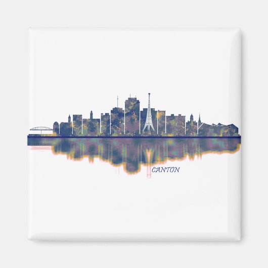 Aimant Canton Skyline (Devant)