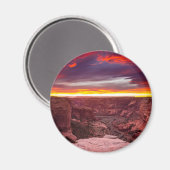 Aimant Canyon de Chelly, coucher de soleil, Arizona (Recto/Verso)