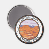 Aimant Canyonlands National Park Island In the Sky Badge (Recto/Verso)