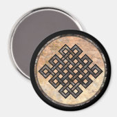 Aimant Canyons Celtic Knot Talking, Nouveau-Mexique (Recto/Verso)