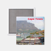 Aimant Cap Table Mountain Waterfront Cityscape (Recto/Verso)