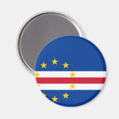 Aimant Cap-Vert Drapeau CV (Recto/Verso)