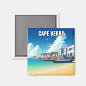 Aimant Cap Vert Voyage (Recto/Verso)
