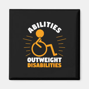 Aimant Capacités de sensibilisation aux incapacités Handi