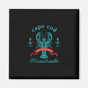 Aimant Cape Cod Ma Pêche au homard Vintage Machusetts Sou