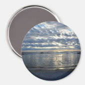 Aimant Cape Cod, Massachusetts Ocean Sunset souvenir (Recto/Verso)