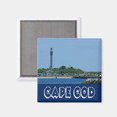 Aimant Cape Cod, Phare de Provincetown Massachusetts (Recto/Verso)