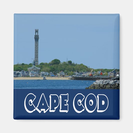 Aimant Cape Cod, Phare de Provincetown Massachusetts (Devant)