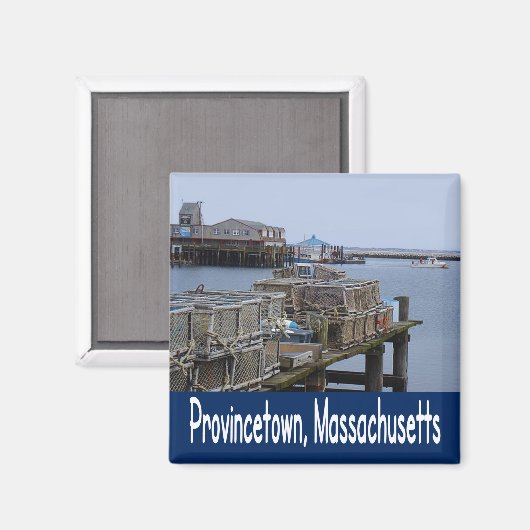 Aimant Cape Cod, Phare de Provincetown Massachusetts (Recto/Verso)