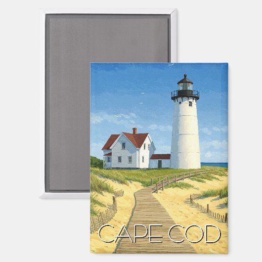 Aimant Cape Cod Travel (Recto/Verso)