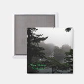 Aimant Cape Flatterie dans l'aimant de pluie (Recto/Verso)