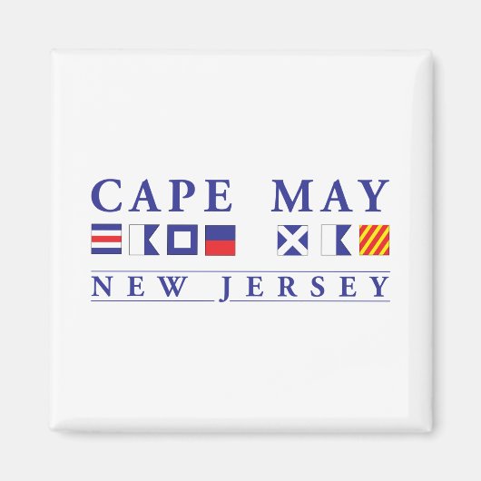 Aimant Cape May New Jersey (Devant)