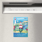 Aimant Cape May, New Jersey Refrigerator (In Situ (Lave-vaisselle))