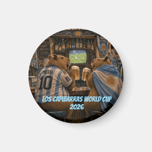 Aimant Capibarra Stickers bar ilusión (Devant)