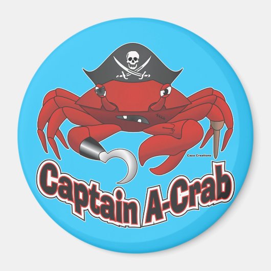 Aimant Capitaine "A-Crab" (Devant)