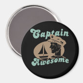 Aimant Capitaine Awesome (Recto/Verso)