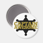 Aimant Capitaine Awesome (Recto/Verso)