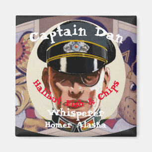 Aimant Capitaine Dan le poisson Whisperer Whittier Alaska