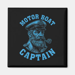 Aimant Capitaine de bateau à moteur _1