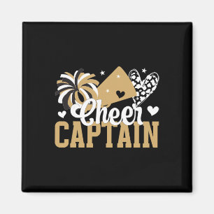 Aimant Capitaine de pom-pom girls Heart Capitaine de pom-