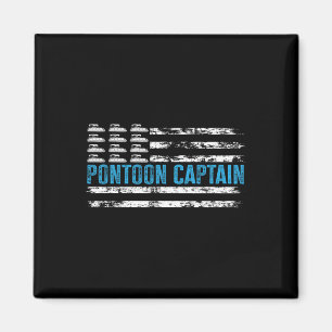 Aimant Capitaine de Ponton Drôle de Bateau 4 Juilletponto