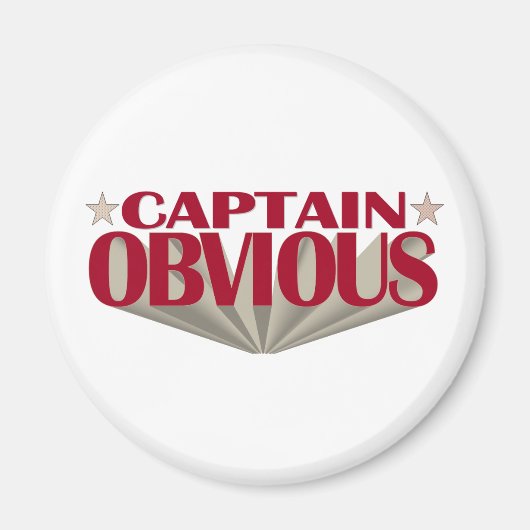 Aimant Capitaine Évident (Devant)