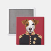 Aimant Capitaine Jack Russell (Recto/Verso)