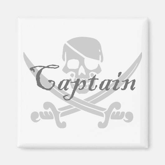 Aimant Capitaine jolly roger (Devant)