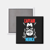 Aimant Capitaine Merica Boire Fête de l'Indépendance 4e D (Recto/Verso)